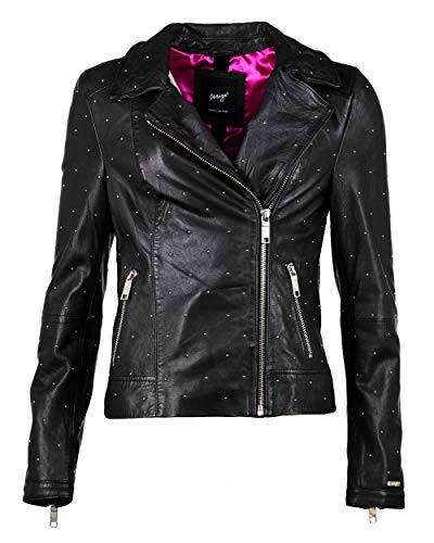 MAZE Damen Lederjacke Pin Schwarz L von Maze
