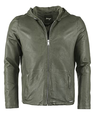 MAZE Herren Lederjacke 42021109 Olive M von MAZE