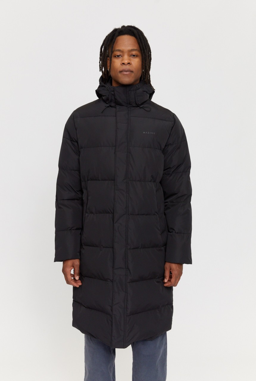 BRODIE PUFFER COAT | MAZINE | veganer Daunenmantel | black L von MAZINE