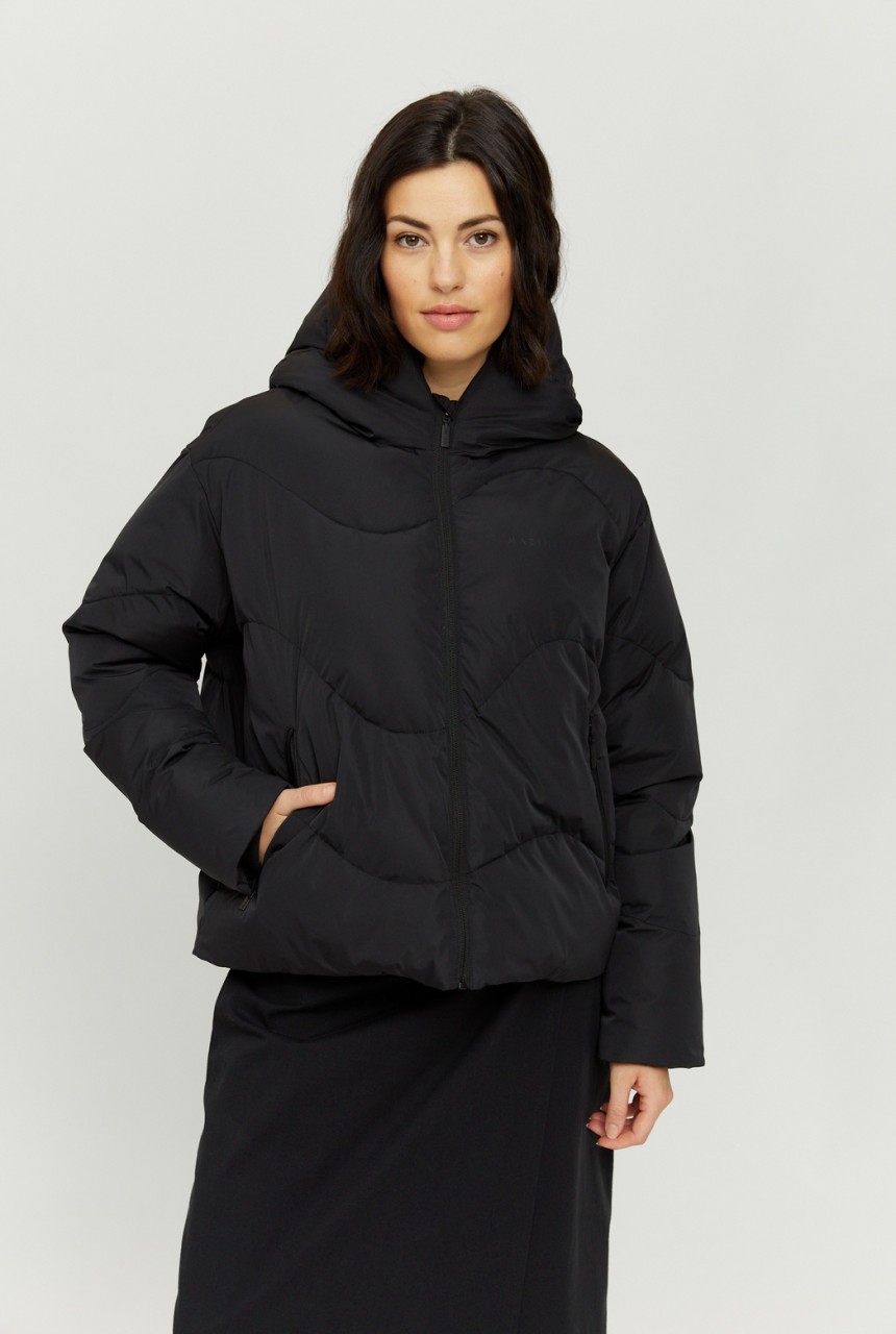 DANA PUFFER JACKET | MAZINE | vegane Daunenjacke | black S von MAZINE