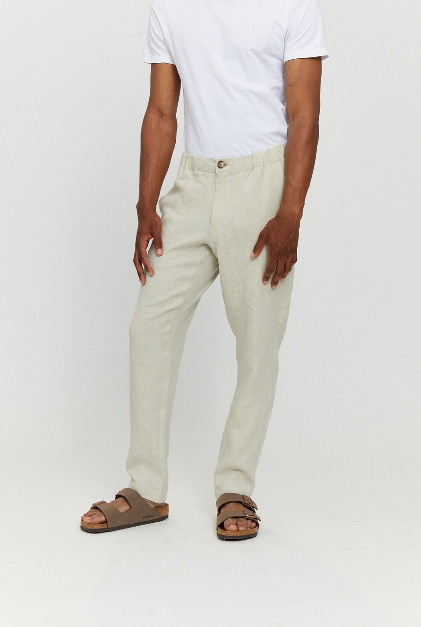 LITTLEFIELD LINEN PANTS | MAZINE | vegane Hose | eggshell M von MAZINE