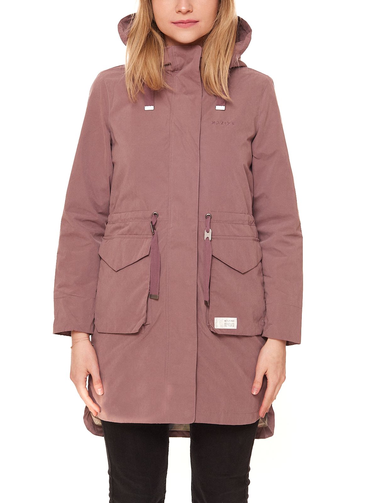 MAZINE Marydale Light Parka nachhaltige und vegane Damen Übergangs-Jacke mit Kapuze 22131464 Lila von MAZINE