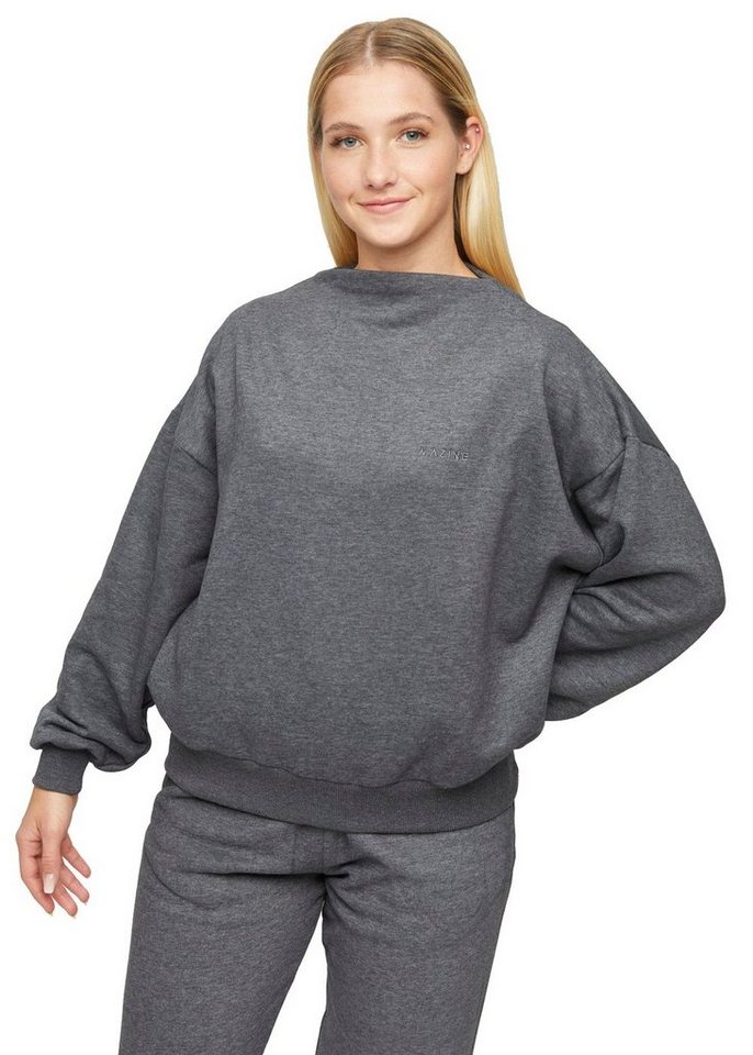 MAZINE Sweatshirt MONA SWEATER Schwarz Vegane Damen Pullover von MAZINE