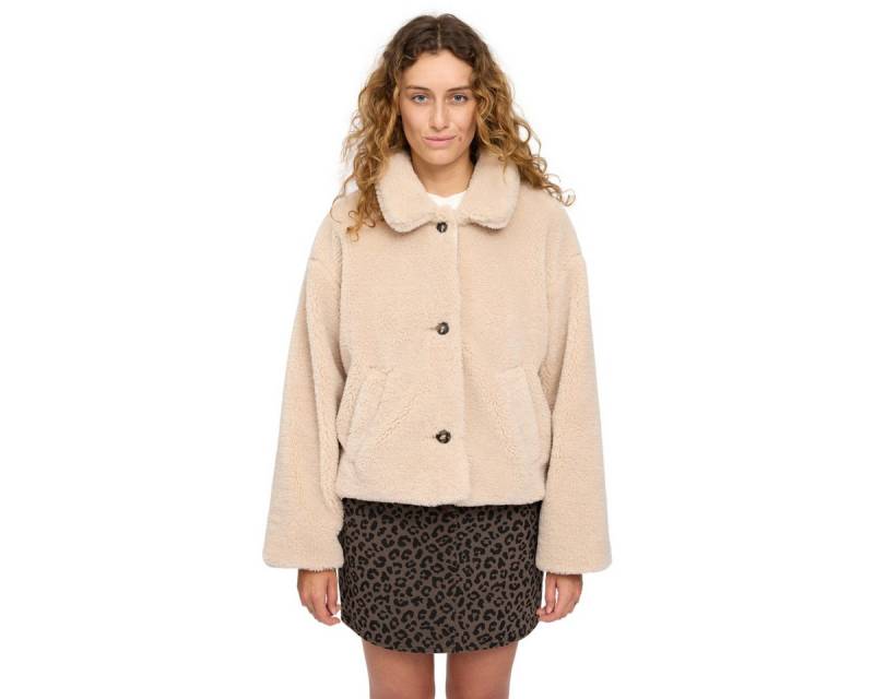 MAZINE Winterjacke Mazine Faux-Fur Button Jacket - Kunstfelljacke von MAZINE