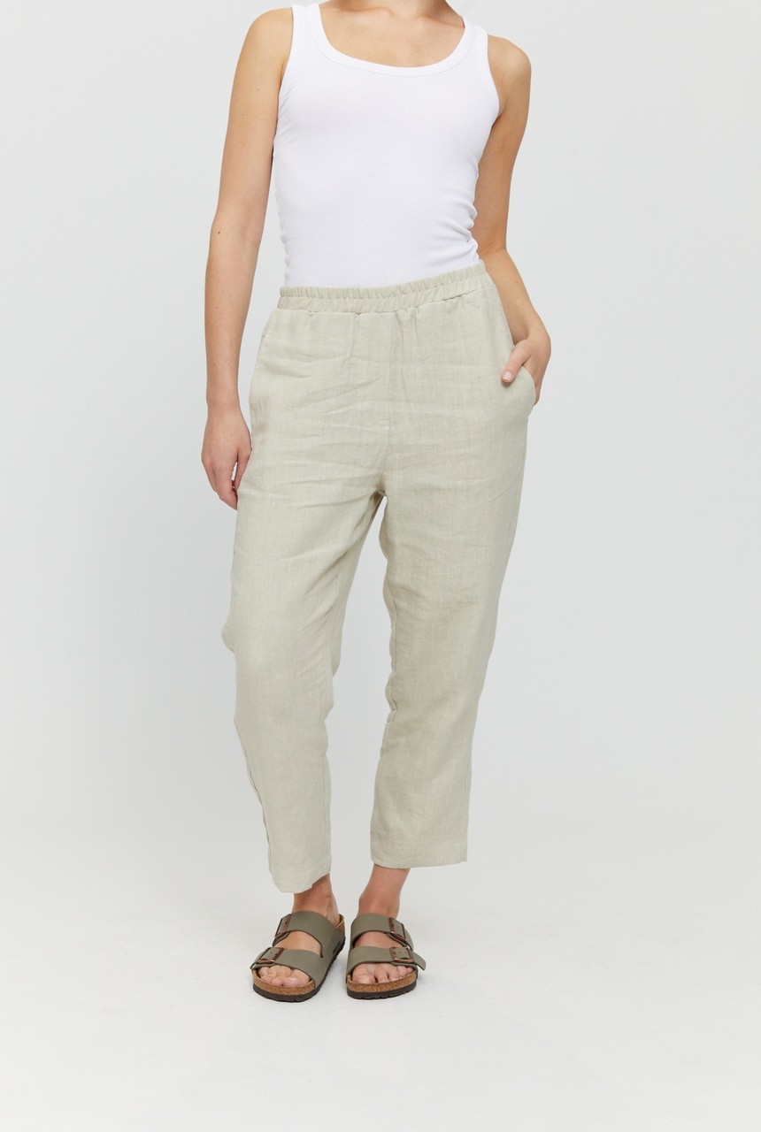 RUTHILDA PANTS | MAZINE | vegane Hose | eggshell M von MAZINE