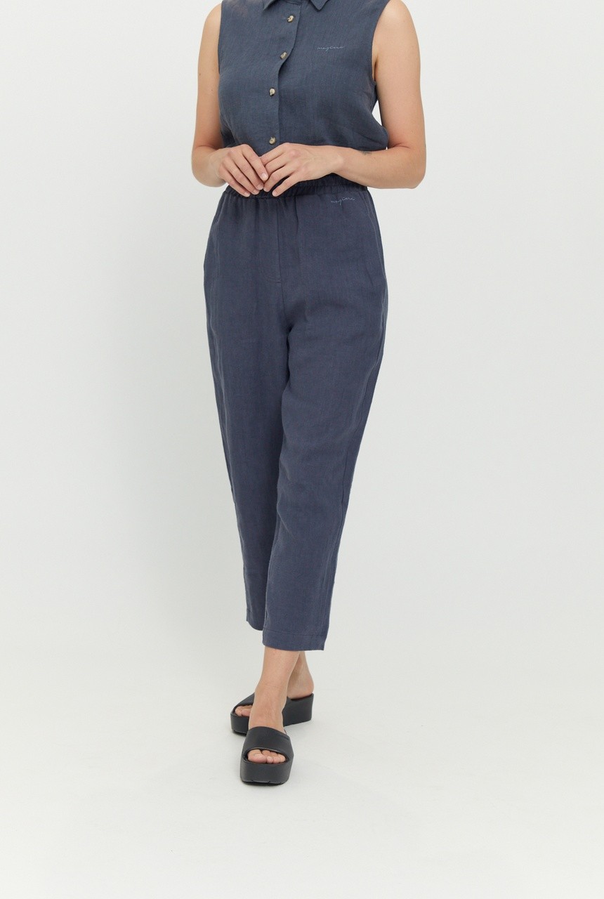 RUTHILDA PANTS | MAZINE | vegane Hose | ink blue M von MAZINE