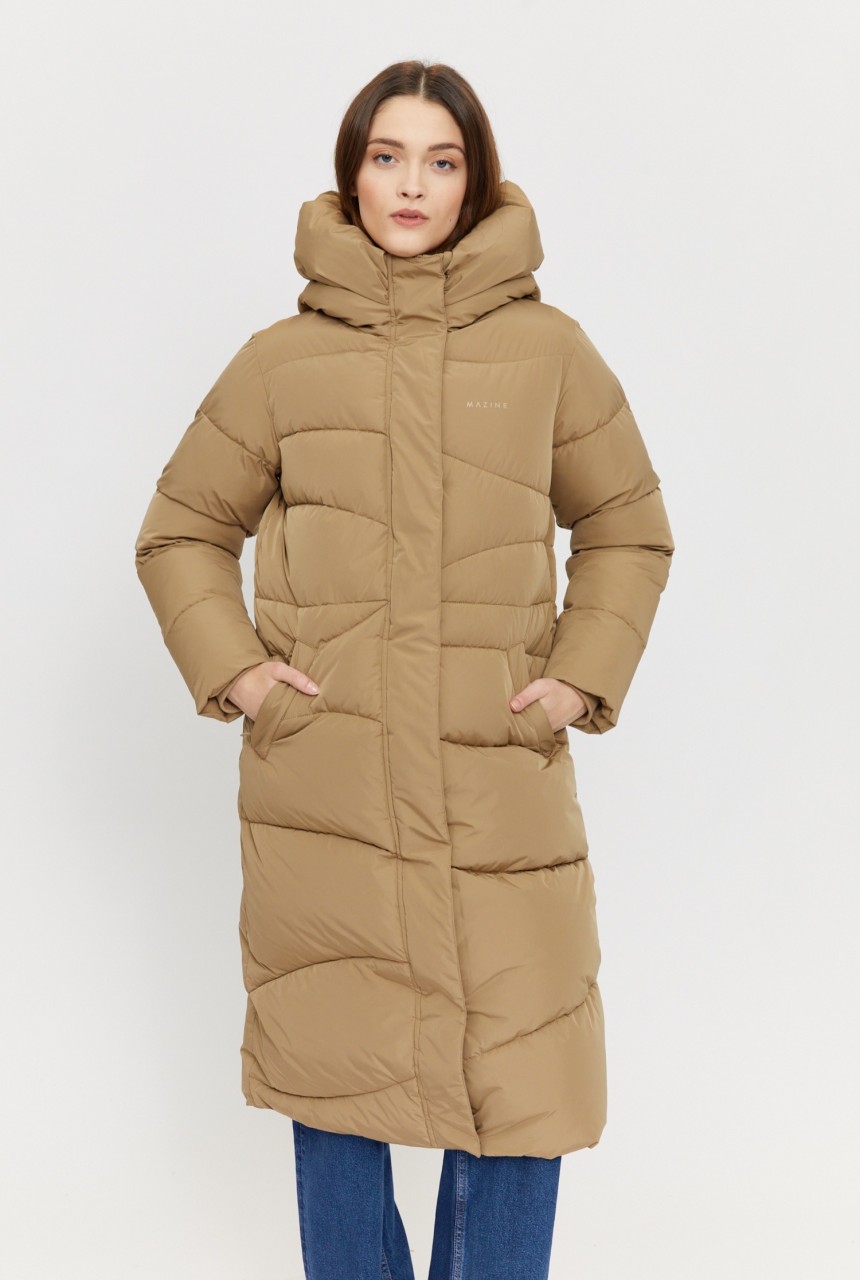 WANDA COAT | MAZINE | veganer Daunenmantel | clay XS von MAZINE