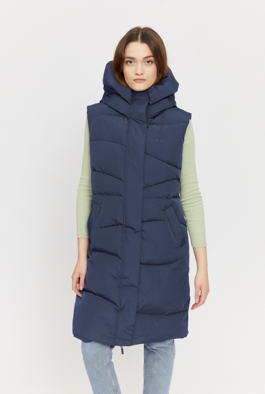 WANDA VEST | MAZINE | vegane Daunenweste | night blue M von MAZINE