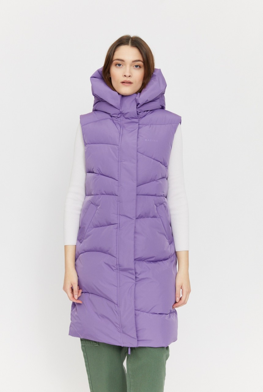 WANDA VEST | MAZINE | vegane Daunenweste | purple haze L von MAZINE