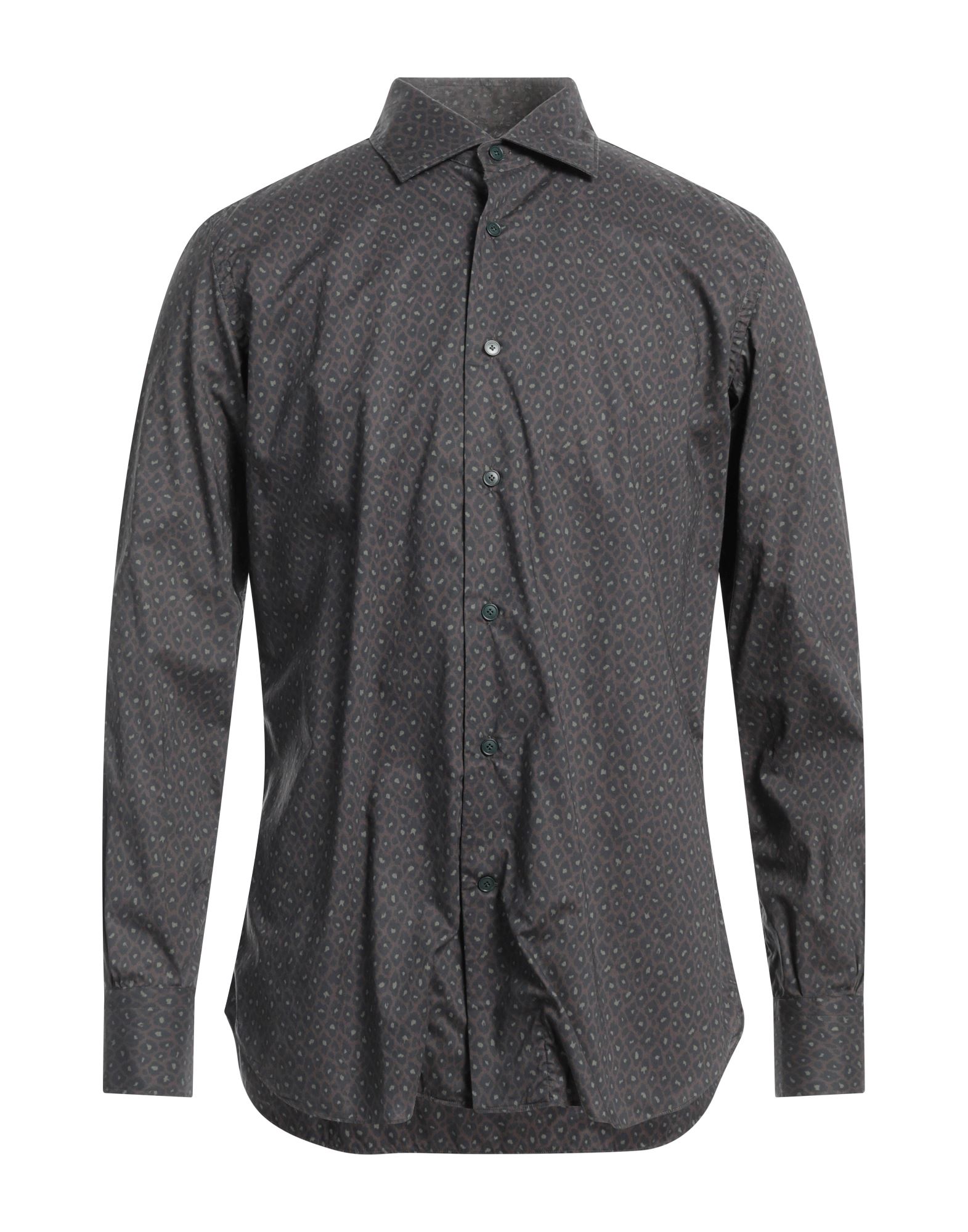 MAZZARELLI Hemd Herren Dunkelbraun MAZZARELLI Hemd Herren Dunkelbraun von MAZZARELLI