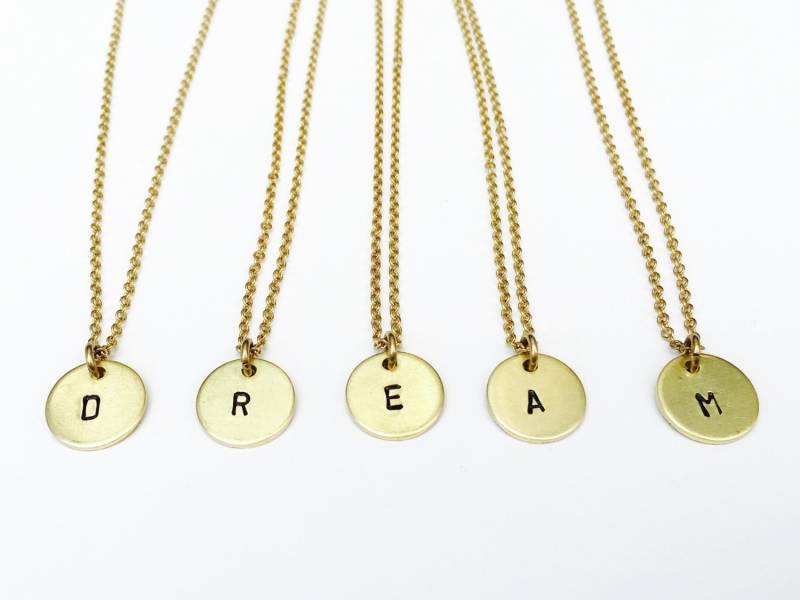 Hand Gestempelt Initial Halskette/Dublin Gemacht Personalisiert Benutzerdefinierte Hand Gestempelt Initial Halskette/Dublin Gemacht Personalisiert Benutzerdefinierte von MAgneShop