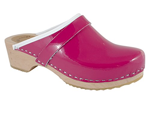 MB Clogs Lacklederclogs pink von MB Clogs