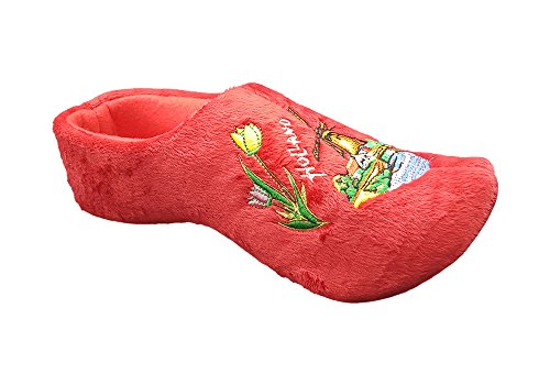 MB Clogs Original Holländische Hausschuhe Damen in rot von MB Clogs