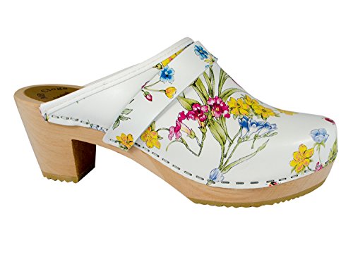 MB Clogs Original Schwedenclogs Damenclogs Clogs Modell Summer Flowers von MB Clogs