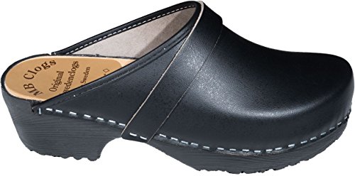 MB Clogs Original Schwedenclogs Herrenclogs schwarz mit PU Sohle von MB Clogs