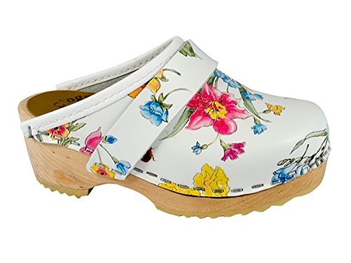MB Clogs Original Schwedenclogs Holzclogs Kinderclogs Summer Flower von MB Clogs