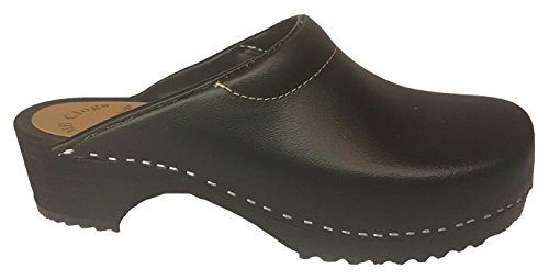 MB Clogs Original Schwedenclogs schwarz mit Spannpolster von MB Clogs