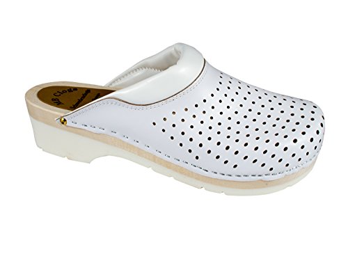 Original Schwedenclogs HerrenClogs Komfortclogs weiß von MB Clogs