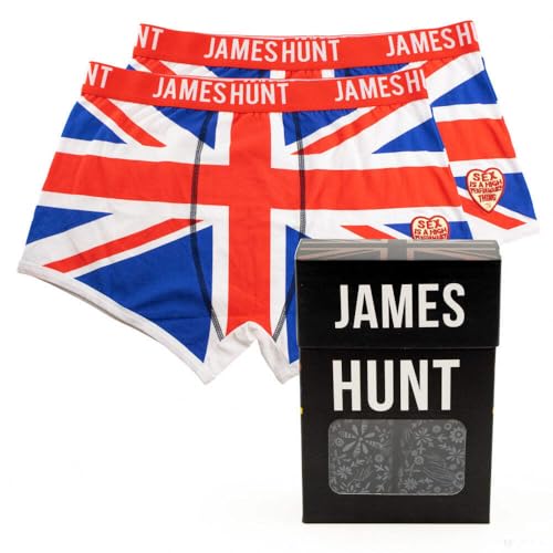 MBA-Sport James Hunt Boxershorts Union Jack Doppelpack (L/XL) von MBA-Sport