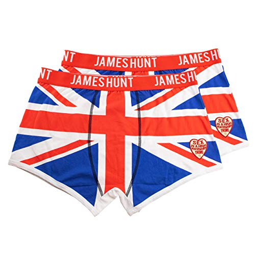 MBA-Sport James Hunt Boxershorts Union Jack Doppelpack (S/M) von MBA-Sport