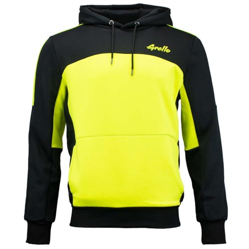 MBA Sport Manthey Kapuzenpullover Racing Grello #911 (DE/NL/SE/PL, Alphanumerisch, L, Regular, Regular, Schwarz/Gelb) von MBA Sport