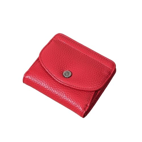 MBACODAI Brieftasche Damen Kurze Kreditkartenetui Haspe Geldbörsen Leder Geldbörsen Frauen Geld Taschen (Color : 3) von MBACODAI