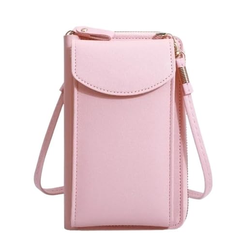 MBACODAI Brieftasche Frauen Multifunktionale Handy Clutch Tasche Damen Geldbörse Große Kapazität Reise Karte Halter Passport Abdeckung (Color : Pink) von MBACODAI