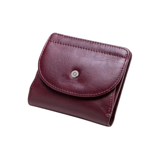 MBACODAI Leder Mode Kleine Brieftasche Frauen Weibliche Geldbörse Kurze Kartenhalter Geldbörsen for Frauen (Color : 5) von MBACODAI
