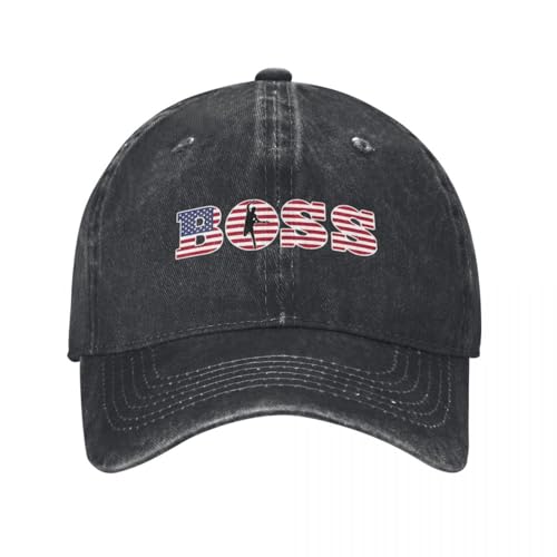 Outdoor Unisex Bruce US Flagge Springsteen Baseballkappe Vintage Distressed Denim Heartland Rock Sun Cap Unisex Outdoor Running Golf Caps Hut Mode Geschenke von MBDXIOQW