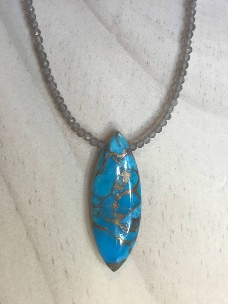 Rauchquarz & Blau Kupfer Türkis Rauchquarz & Blau Kupfer Türkis von MBGemsDesigns