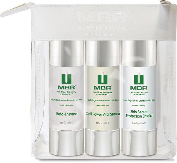 MBR BioChange Travel Set = Beta-Enzyme 50 ml +Cell Power Vital Serum 50 ml + Sealer Protection Shield 50 ml 3 Artikel im Set von MBR