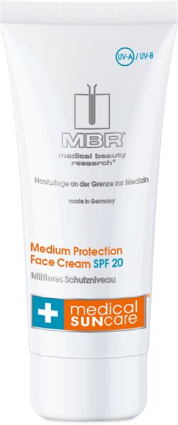 MBR Medical Sun Care High Protection Cream SPF 20 50 ml von MBR