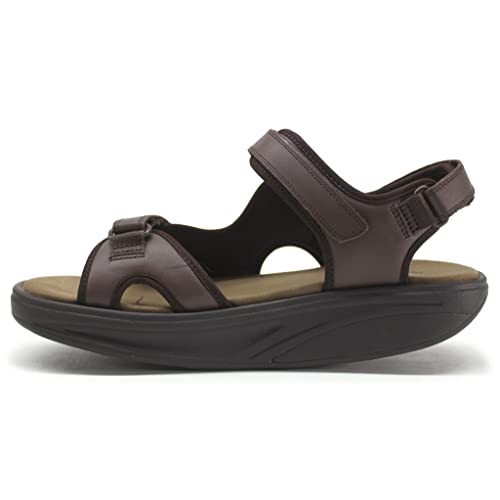 MBT Herren Funktionssandalen KISUMU 3S M, Männer Sandalen,DYNAMIC / L2,freizeitschuhe,abroll,sandalen,rundsohle,abrollsohle,Braun (BROWN),47 EU, 12 von MBT