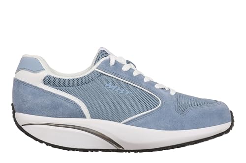 MBT-1997 Classic II Freizeitschuhe für Damen im modernen Stil. Physiologisch geformte Schuhe für Komfort und Stabilität mit gewölbter Sohle. Schnürsneaker: Blau von MBT