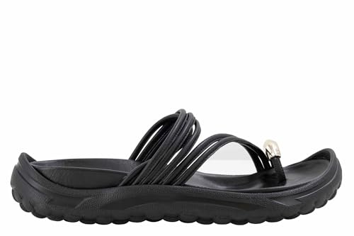 MBT CHO. ANATOMISCHE Damensandalen mit ergonomischem Design und hervorragender Dämpfung. Sohle mit verbessertem Grip und verstellbarer Schnalle. Komfort und Stil. Farbe Schwarz von MBT
