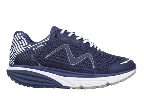 MBT Colorado X Modern Style Damen-Sneakers. Anatomische und Bequeme Laufschuhe. Physiologische Schuhe für Komfort und Stabilität mit gebogener Sohle. Laufschuhe von MBT