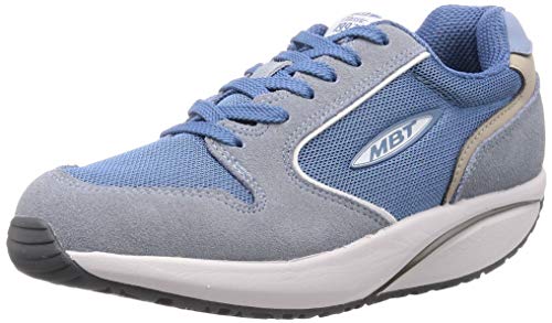 MBT Damen Wackelschuh 1997 Classic W, Frauen Funktionsschuh,Schnürschuh, abrollschuh sportlicher Laufschuh gesundheitsschuh,Dusty Blue,40 EU, 6.5 UK von MBT