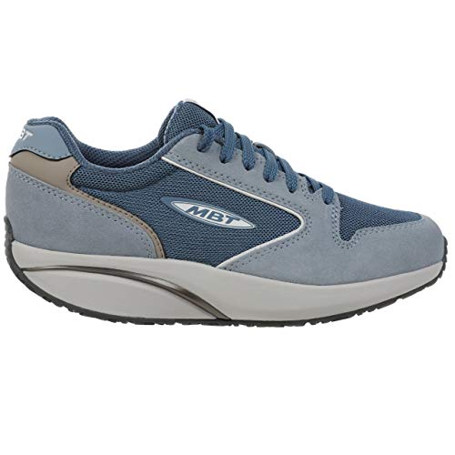 MBT Damen Wackelschuh 1997 Classic W, Frauen Funktionsschuh,Schnürschuh, abrollschuh sportlicher Laufschuh gesundheitsschuh,Dusty Blue,41 EU, 7 UK von MBT