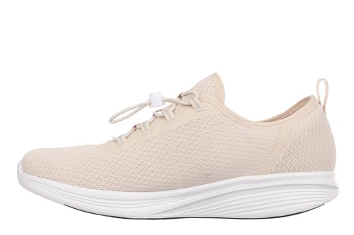 MBT Damen Low-Top Sneaker KUGA W, Frauen Halbschuhe,lose Einlage,Moderat,Freizeitschuhe,Turnschuhe,Laufschuhe,schnürschuhe,Cream (1274Y),42.5 EU / 8 UK von MBT