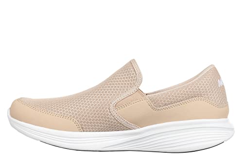 MBT Modena III Slip ON Sportschuhe für Damen ohne Schnürsenkel. Anatomische Bequeme Spazier-Sportschuhe. Physiologisches Schuhwerk für Komfort Stabilität mit gebogener Sohle. Moderne Sneakers von MBT