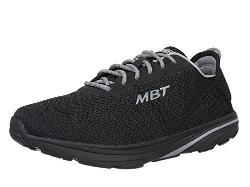 MBT Damen Sneaker GADI LACE UP W, Frauen Schnürschuhe,Level 1,Schnuerung,Shoes,Low-tie,schnürschuhe,schnürer,Sneaker,Schwarz (All Black),39 EU / 5 UK von MBT