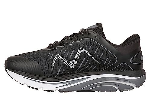 MBT Damen Sneaker MBT-2000 II LACE UP W,lose Einlage,Level 2 - Wippeffekt: Mittel,Schnuerer,straßenschuhe,Strassenschuhe,Schwarz (Black),39 EU / 5 UK von MBT