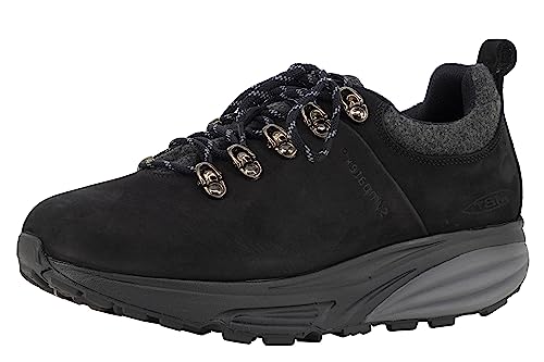 MBT Damen Sneaker MT Alpine SYM Low W,lose Einlage,Level 2 - Wippeffekt: Mittel,Schnuerung,lace-up Shoes,Schwarz (Black),40.5 EU / 6.5 UK von MBT