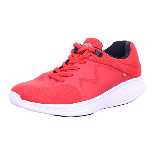 MBT Damen Sneaker YASU LACE UP W, Frauen Schnürhalbschuhe,Dynamic,Ladies,Schnuerschuhe,Schnuerer,straßenschuhe,Strassenschuhe,Rot (RED),39.5 EU, 5.5 von MBT