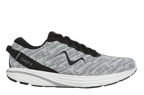 MBT GADI II LACE UP Sportschuhe für Damen. Anatomische und Bequeme Laufschuhe. Physiologisches Schuhwerk für Komfort und Stabilität mit gebogener Sohle. Lauf-Sneakers. Farbe Grau von MBT