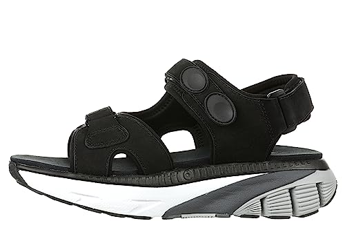 MBT Herren Funktionssandalen MTR SANDAL M,lose Einlage,Level 2 - Wippeffekt: Mittel,abroll sandalen,rundsohle,Schwarz (BLACK),45 EU / 10 UK von MBT