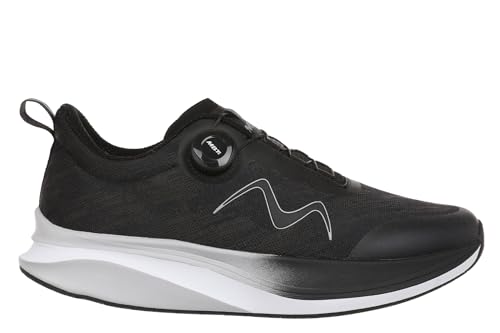 MBT Herren Low-Top Sneaker GALADO M, Männer Halbschuhe,lose Einlage,Intensiv,Freizeitschuhe,Turnschuhe,Laufschuhe,schnürer,Black (03Y),42 EU / 7.5 UK von MBT