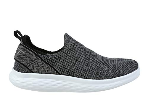 MBT Herren Rome Slip On Low Rocker Bottom Comfort Arch Support Walking Schuh, Grau (stahlgrau), 43 EU von MBT