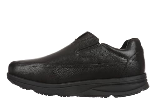 MBT Herren Slipper Nishi 2 M, Männer Slip On,lose Einlage,Moderat,Slip-ons,freitzeitschuhe,offener einschlupf,Mokassins,Black (03F),45 EU / 10.5 UK von MBT