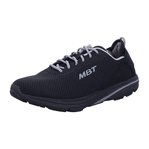 MBT Herren Sneaker GADI LACE UP M, Männer Schnürschuhe,Level 1,Schnuerung,lace-up,Low-tie,schnürschuhe,schnürer,Sneaker,Schwarz (All Black),42 EU / 7.5 UK von MBT